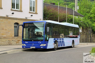 KH-RH 905, Mercedes-Benz Citaro I Facelift LE, Bahnhof in Idar-Oberstein, 20.05.2023