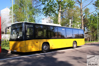 HOM-JU 44, Volvo 8700, Carl-Billand-Straße in Kaiserslautern-Einsiedlerhof, 28.04.2022