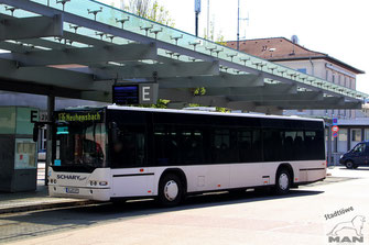 KL-EC 67, Neoplan Centroliner, Hauptbahnhof in Kaiserslautern, 28.04.2022