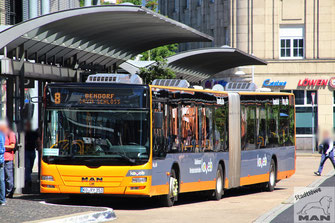 KO-RY 353, MAN Lion´s City G, Hauptbahnhof in Koblenz, 06.08.2022