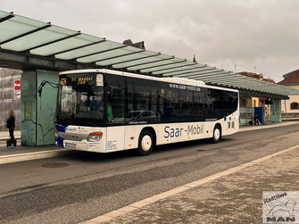 SB-A 5839, Setra S415LE business, ZOB in St. Wendel, 01.09.2023