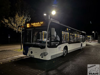 MZG-ZA 142, Mercedes-Benz Citaro II Euro 6, Busbahnhof in Wadern, 21.10.2023