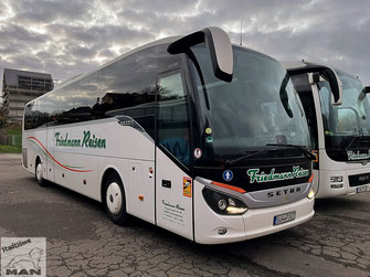 SÜW-P 527, Setra S515MD, Kirmesplatz in St. Wendel, 06.12.2022