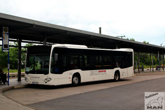 SIM-MY 628, Mercedes-Benz Citaro II Euro 6, Bahnhof in Ingelheim, 06.06.2022