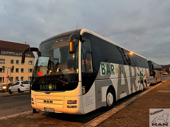 SB-A 5623, MAN Lion´s Coach L Euro 6, ZOB in St. Wendel, 08.12.2022