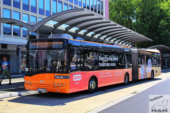 KO-RY 354, Solaris Urbino 18, Hauptbahnhof in Koblenz, 06.08.2022