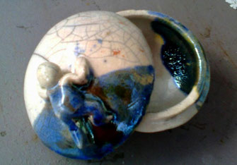 Portagioie in ceramica raku - Le Terre di Rò