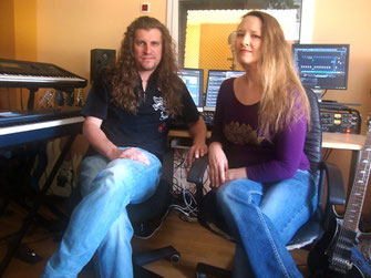 vlnr: Lanvall (guitars) - Sabine Edelsbacher (vocals)