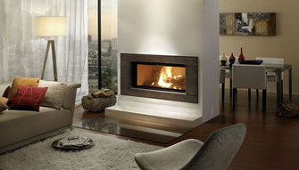 Wohnzimmer mit Kamin - © MB Fire