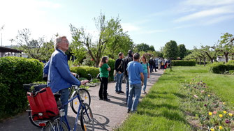 Foto: A. Röhm, Teilnehmer der Stunde der Gartenvögel in der Gartenanlage "Johannisaue"