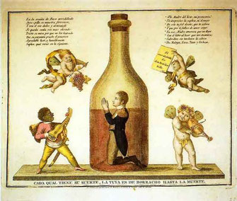 "Pepe botella" caricatura de Jose Bonaparte