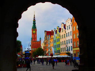 Blick zum Reichstädtischen Rathaus