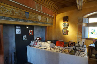 galerie pépite de lave, lave émaillée artisanat d'art à la maison du médecin du Roy de Murat