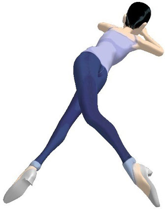 そのまま左足先をゆっくり床に近ずけていきます10秒間そのまま