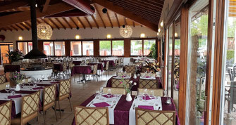 Restaurant Les Grangettes Noville Vaud Suisse Intérieur