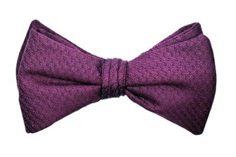 Elegante Fliege violett lila gemustert zum selberbinden