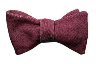 Herren Anzug Fliege zum selberbinden in dunkel rose- rot - jeansfliege - Selbstbinder
