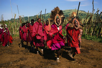 Un gruppo masai.