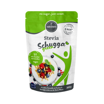 borchers Schugga green 300 g Stevia im Standbeutel