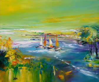 "Rayon jaune" - 60x73