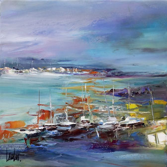 "Scénique Atlantique" - 40x40 