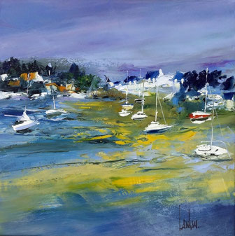 "Souvenir d'été" - 40x40 