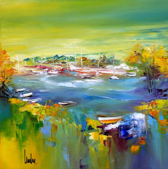 "Acclamation d'été" - 50x50 