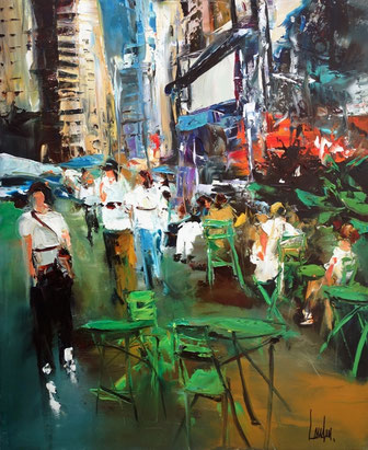 "Dans Manhattan" - 73x54