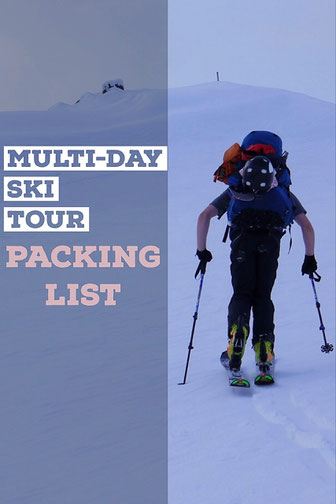 ski touring packing list