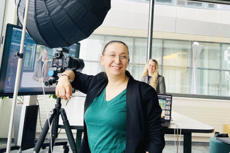 Natascha Jansen (Making of - Businessportrait Shootig)