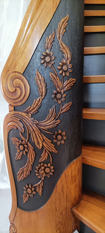 Poteau de départ d'escalier