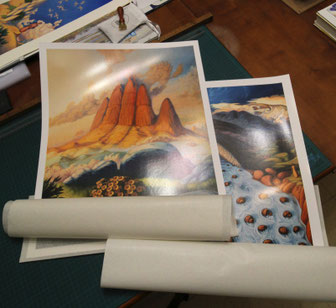 Each Fine Art print is protected with a sheet of paper