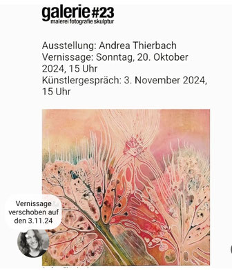 Einzelausstellung in der galerie#23, Velbert Langenberg.