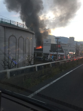 2017年11月3日の宝塚の火事