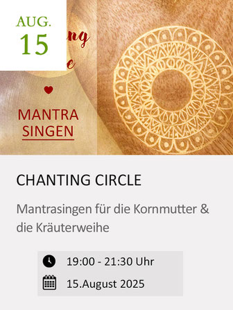 Mantrasingen am 15.August 2025