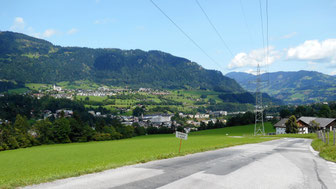 Vorne: Schwarzach, Hinten: St.Veit