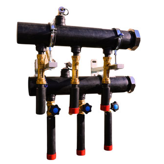 Geothermie Erdsondenverteiler SWISS-LINE von Solar hoch 2