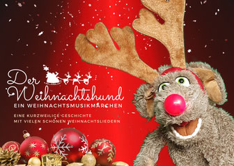 Der Weihnachtshund, ein Weihnachtsmusikmärchen  mit vielen Liedern - eine Lesung und Musik von Claudia Groß und Jan Weigelt, Musikprogramm zur Weihnachtszeit - Weihnachtsmärchen