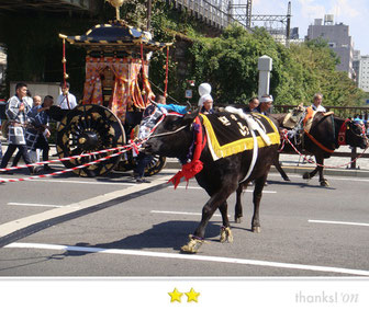 まゆぴょんさん：牛嶋神社大祭