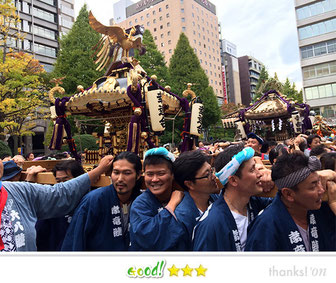 恵利子さん: かわさき市民祭り