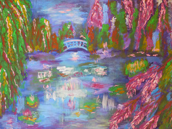 Lass Dich von Deinem Lieblingsmaler inspirieren. Inspiriert durch Monet.