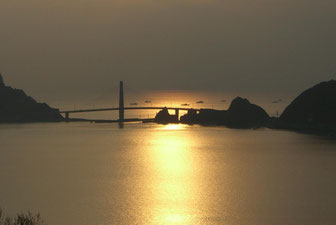 甑島　上甑島と中甑島繋ぐ橋