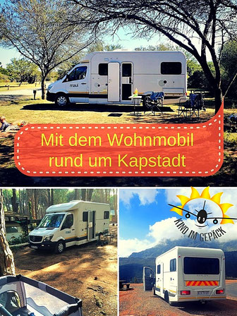 Mit dem Wohnmobil rund um Kapstadt unterwegs.