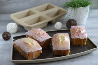 Mini Limettenkuchen aus der Mini Kastenform, ehem. Zauberkästchen mit Microplane Zester Reibe online im Pampered Chef Onlineshop bestellen