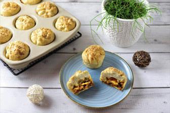 Mini-Burger Cheeseburger im 12-er Snack Muffinform von Pampere Chef