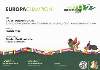 Europachampion Leipzig 2012