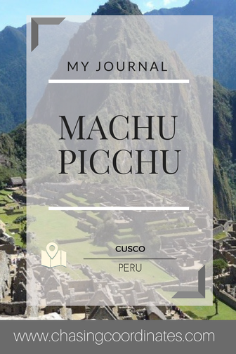 Machu Picchu blog