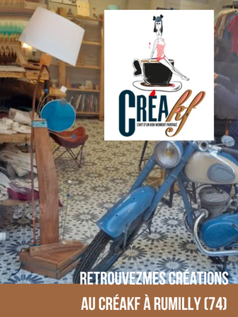 Isabelle Lachat Créations présente ses luminaires au CRÉAkf à Rumilly