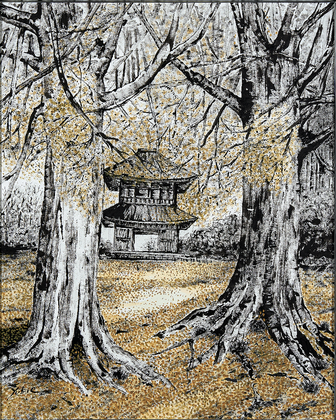 「晩秋の広徳寺」　C100　木村　幸江
