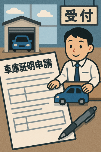 車庫証明申請イメージ
